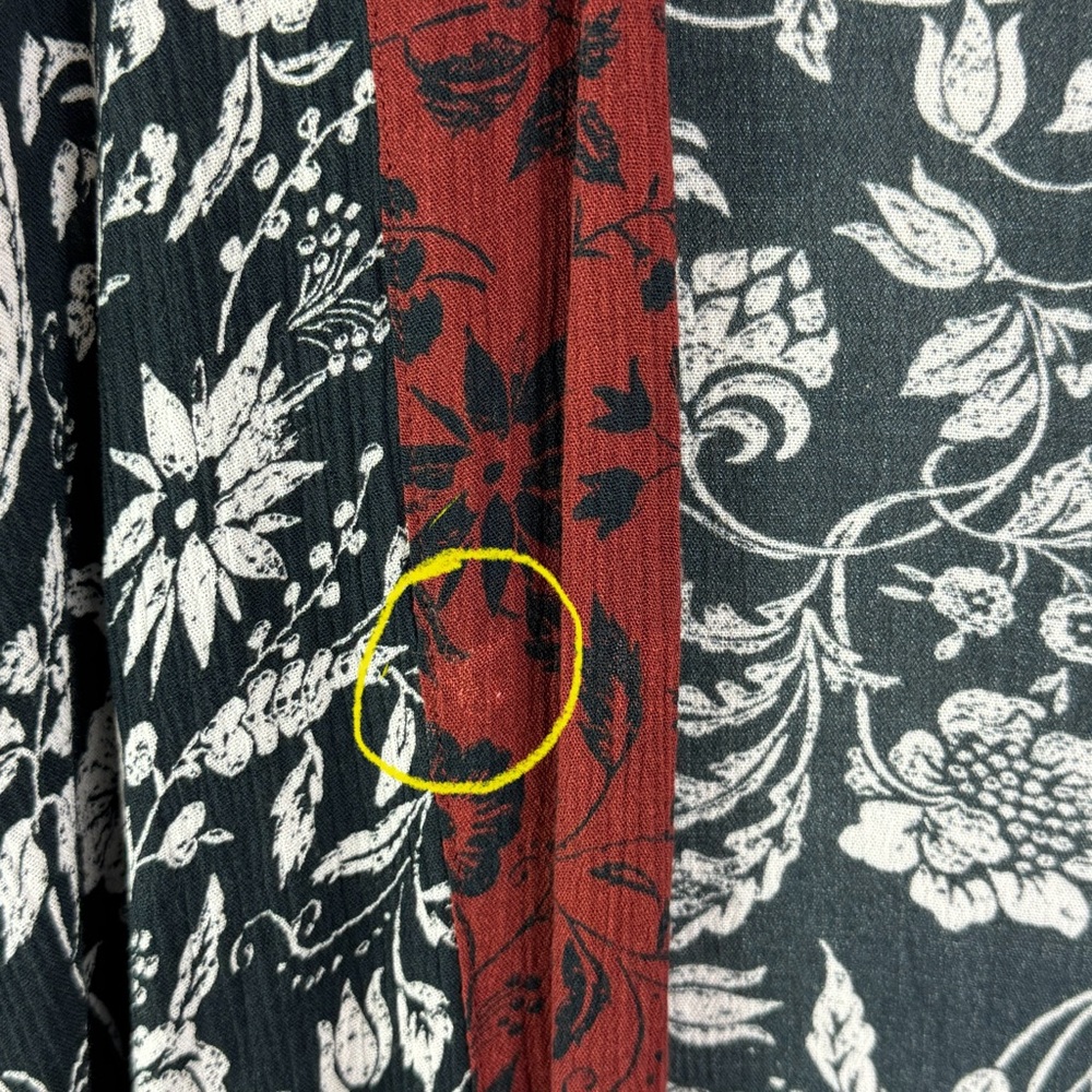 Treasure & Bond Nordstrom Border Print Duster Open Front Cardigan, One Size - Picture 12 of 12